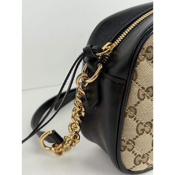 Gucci GG Marmont Cloth Crossbody Bag with Gold Hardware - Picture 11 of 16